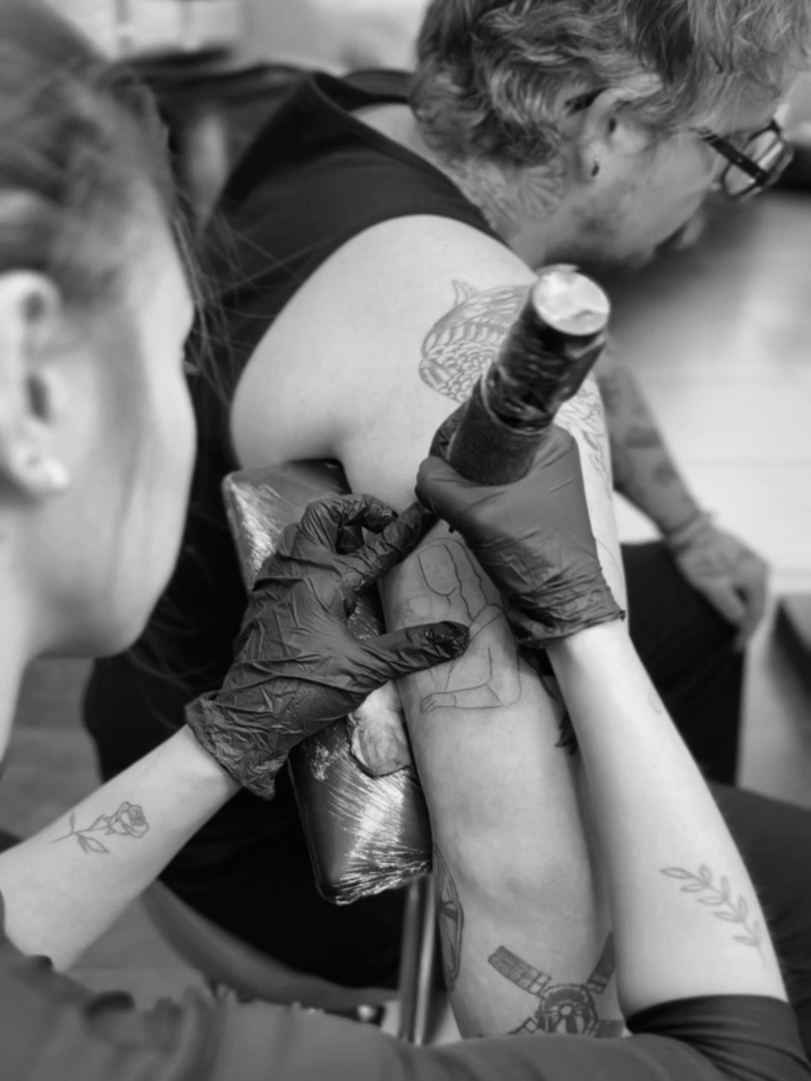 Christina Candelaria - Tattoo apprentice